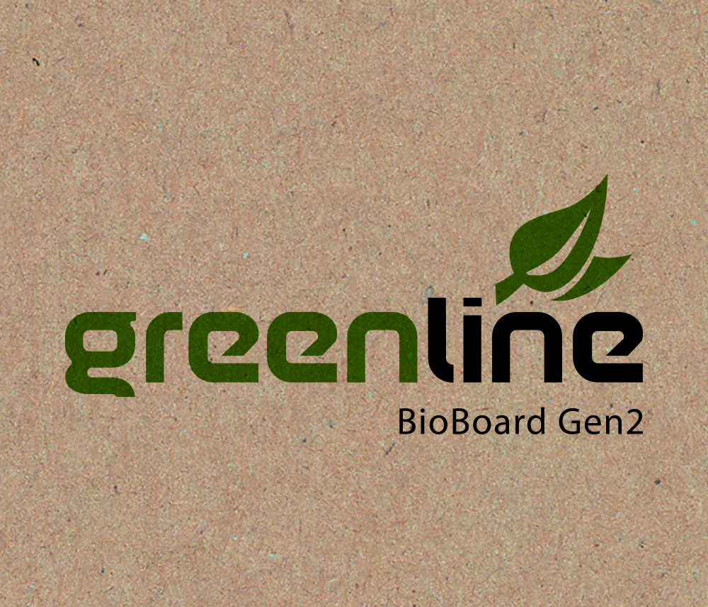 Greenline logo op kraft